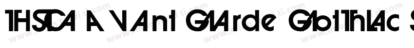 ITC Avant Garde Gothic Std MD字体转换